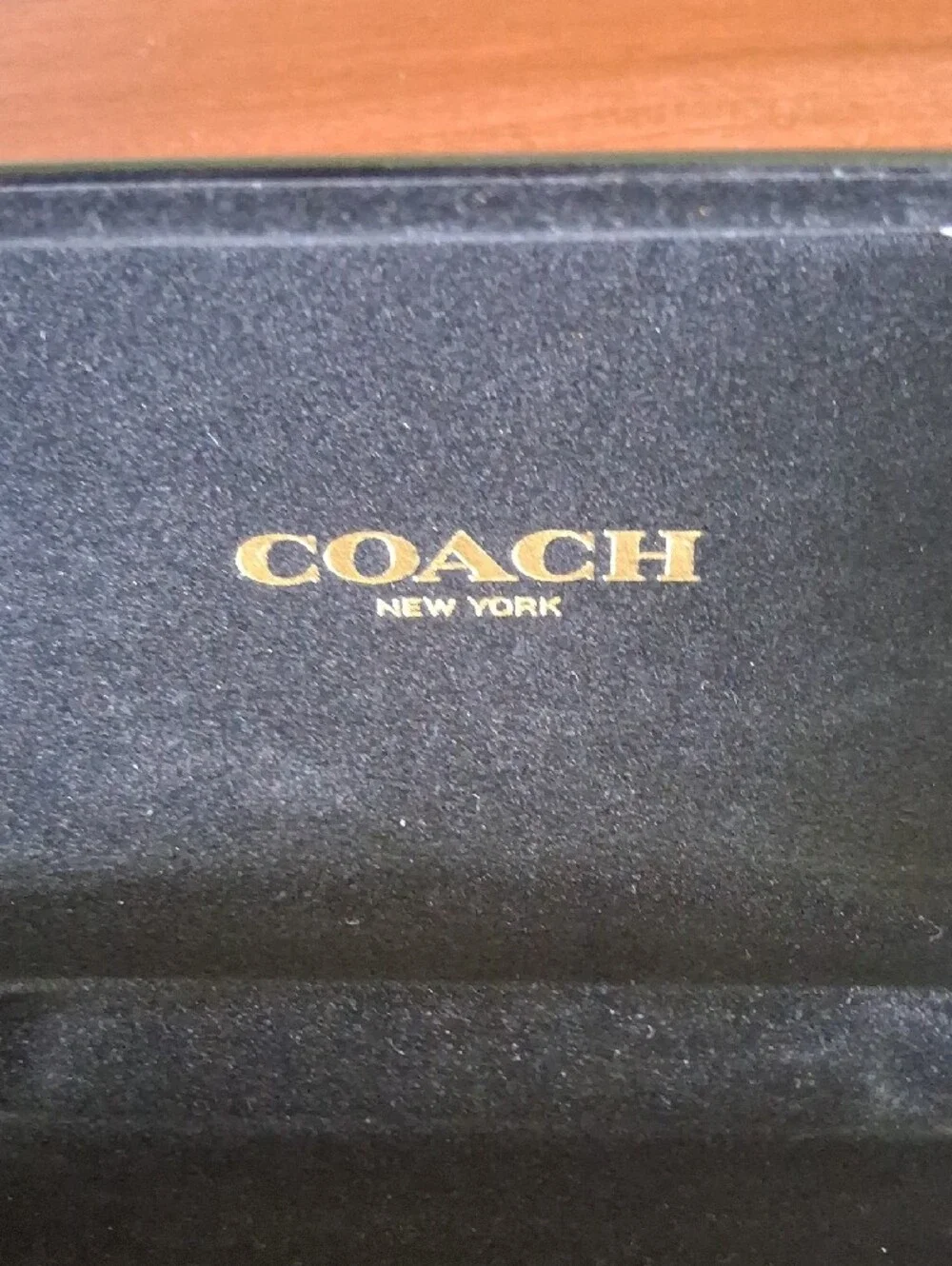 Coach Black Hard Sunglasses Case with Embossed Logo 6